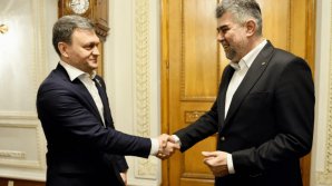 AUDIO Prim-ministrul Dorin Recean a efectuat o vizită privată la Bucureşti. Vezi ce a discutat oficialul cu omologul său român