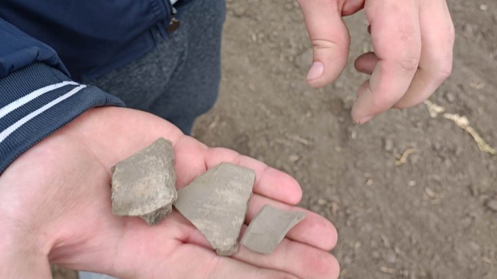 Resturi de locuire atribuite culturii getice din sec. V-III înainte de Hristos, descoperite lângă Soroca (FOTO)