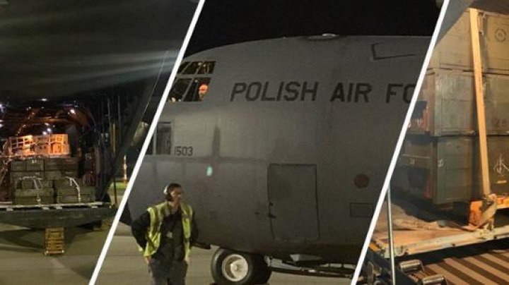 Polonia a trimis Republicii Moldova avioane cu arme și muniții pentru a ajuta Ministerul de Interne de la Chișinău să asigure securitatea publică