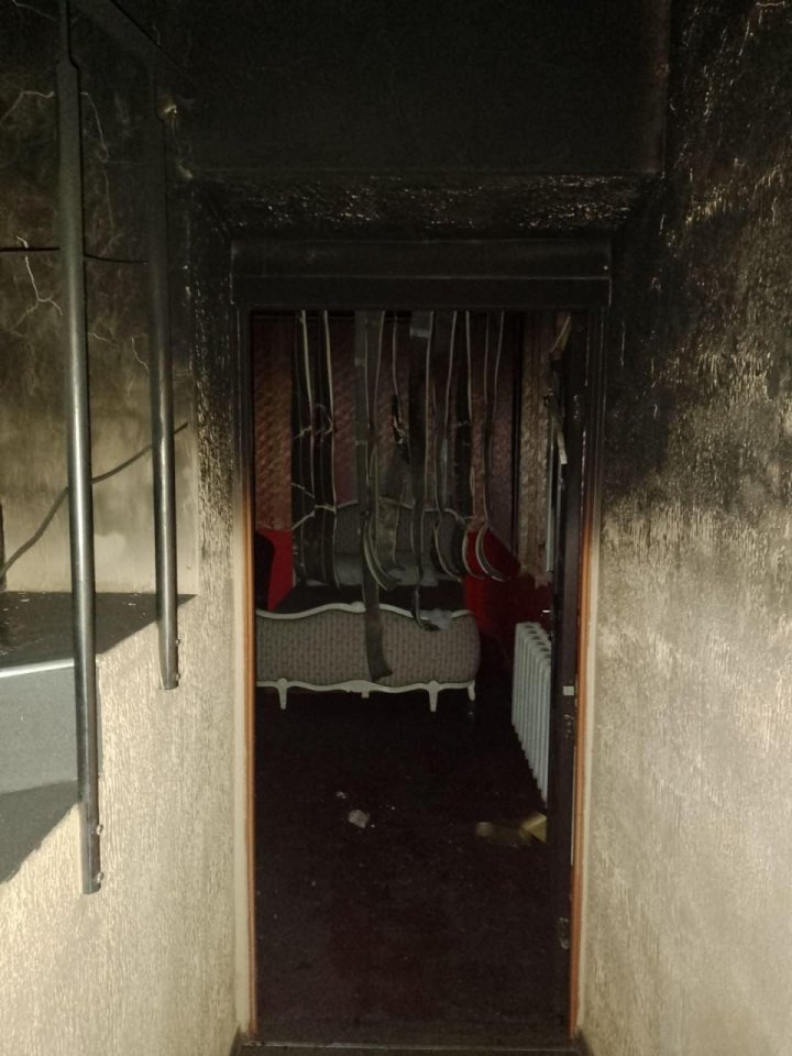 FOTO Un incendiu a izbucnit într-un hotel din centrul Capitalei