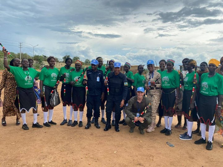 FOTO Moldova a detașat primul polițist în misiunea de menținere a păcii din Sudanul de Sud, sub egida ONU