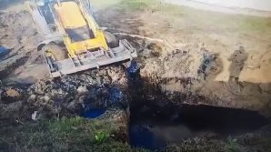 VIDEO Termoelectrica ar fi îngropat păcura fără a respecta măsurile de securitate și fără a ține cont de poluarea mediului 