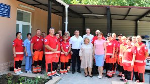 FOTO. În raionul Anenii Noi a fost inaugurat noul Punct de Asistență Medicală Urgentă Gura Bîcului. Costul lucrărilor - 1,91 milioane de lei