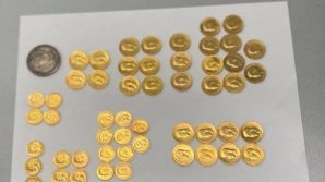 A încercat să scoată ilegal din țară monede din metal prețios, dar a fost prins pe Aeroportul Internațional Chișinău