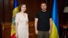 FOTO. Maia Sandu, întrevedere cu Volodimir Zelenski, la Atena: Moldova se bucură astăzi de pace datorită curajului poporului ucrainean