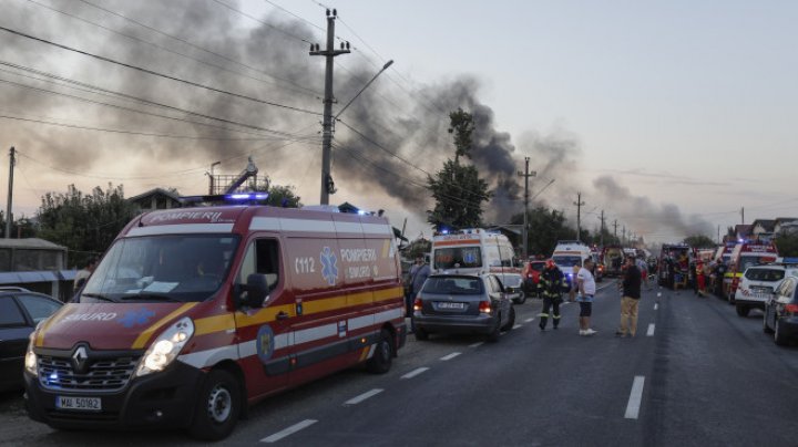 TRAGEDIE peste Prut! Explozii uriașe la o stație GPL din România. Sunt victime (FOTO)