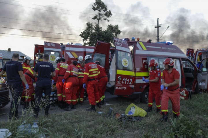 TRAGEDIE peste Prut! Explozii uriașe la o stație GPL din România. Sunt victime (FOTO)