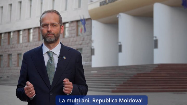 Ambasadorul UE la Chișinău, de Ziua Independenței Republicii Moldova: Sunteți liberi să vă decideți prezentul