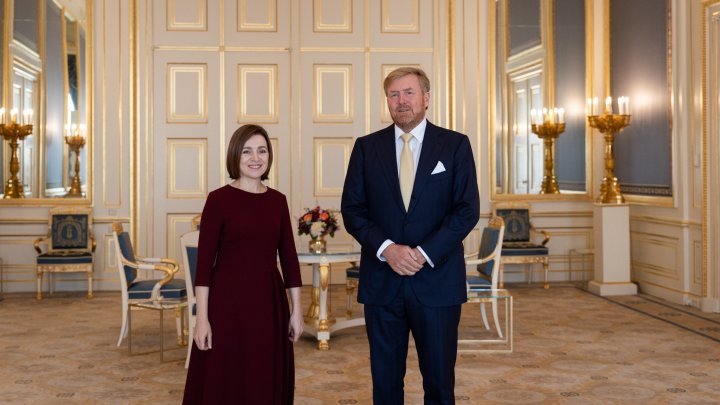 Maia Sandu, întrevedere  cu Majestatea Sa, Regele Willem-Alexander al Țărilor de Jos.  Aprofundarea relațiilor economice și creșterea schimburilor comerciale, pe agenda discuțiilor