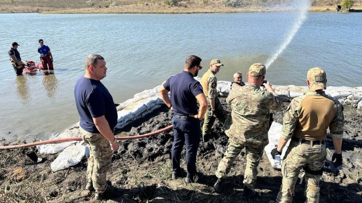 Componenta cu explozibil a rachetei prăbușite în lacul Hârbovăț, DETONATĂ