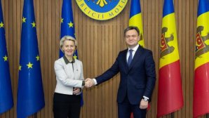 Prim-ministrul Dorin Recean și președinta Comisiei Europene, Ursula von der Leyen, au avut o întrevedere. „Republica Moldova merge spre Uniunea Europeană. Rezultatele sunt vizibile aici”