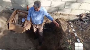 (VIDEO) Descoperire arheologică valoroasă la Ungheni. Ce a găsit un bărbat în gospodăria sa în timp ce săpa un șanț pentru o construcție