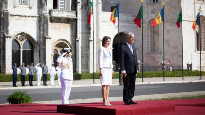 FOTO. Retrospectiva vizitei Maiei Sandu în Portugalia. Întrevederi pe care le-a avut și discuții abordate