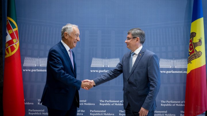 Igor Grosu, întrevedere cu Marcelo Rebelo de Sousa: "Vizita Președintelui portughez este un mesaj puternic și încurajator pentru Republica Moldova"