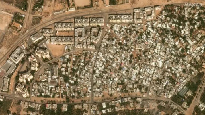  (FOTO) Fâșia Gaza, înainte și după bombardamente. Imagini din satelit cu urmările ripostei Israelului după atacul Hamas 