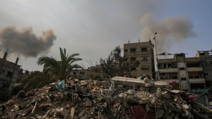 Război Israel-Hamas: Armata israeliană bombardează sute de ţinte în Fâşia Gaza