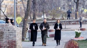 Preşedinta Maia Sandu, în Ucraina: "Astăzi sunt la Kiev pentru a marca 10 ani de la începutul mișcării ucrainene de protest Euromaidan" (FOTO/VIDEO)