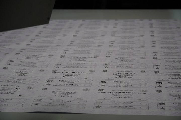 Peste 820 de mii de buletine de vot, tipărite pentru turul al doilea al alegerilor locale generale din 19 noiembrie (FOTO)