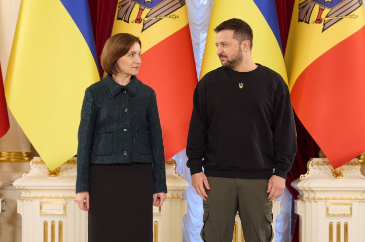 ( FOTO) Maia Sandu, după întâlnirea cu Volodimir Zelenski: "Am avut o discuție productivă”