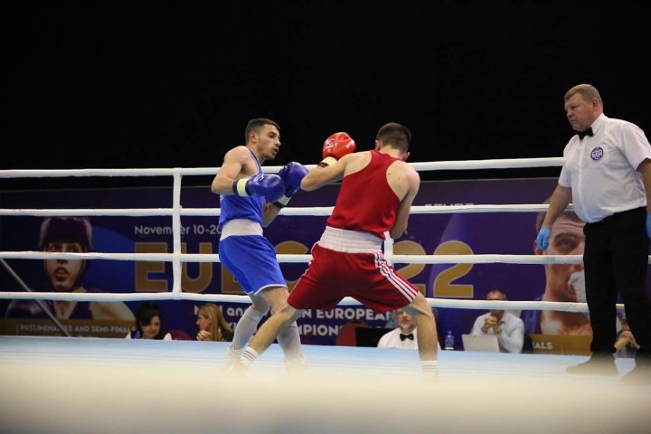 Boxerul Vasile Cebotari a devenit campion european. Câte victorii a obţinut moldoveanul la Europenele U22 (FOTO)