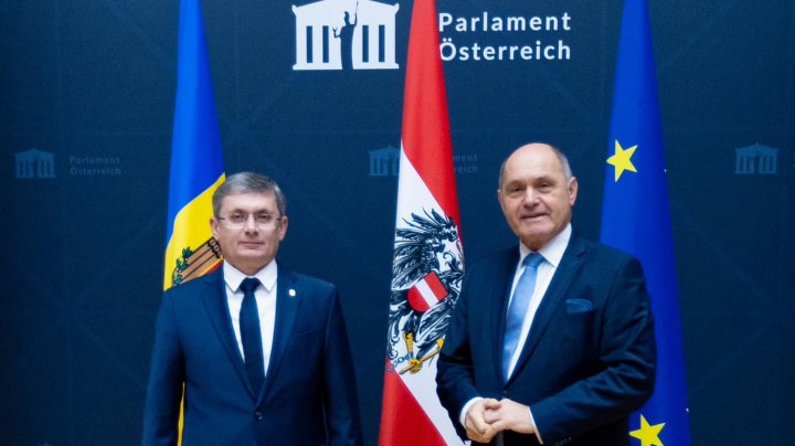 Igor Grosu, întrevedere cu președintele Consiliului Național al Republicii Austria: "Mizăm pe votul prietenilor austrieci la Consiliul European din decembrie"