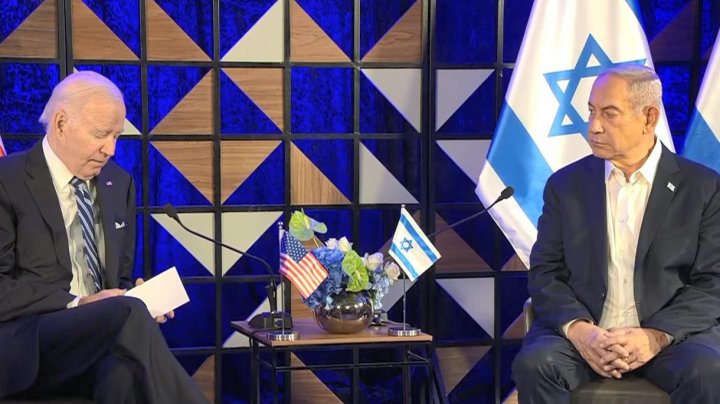 Biden și Netanyahu, discuții despre potenţiale pauze tactice în loviturile asupra Gazei