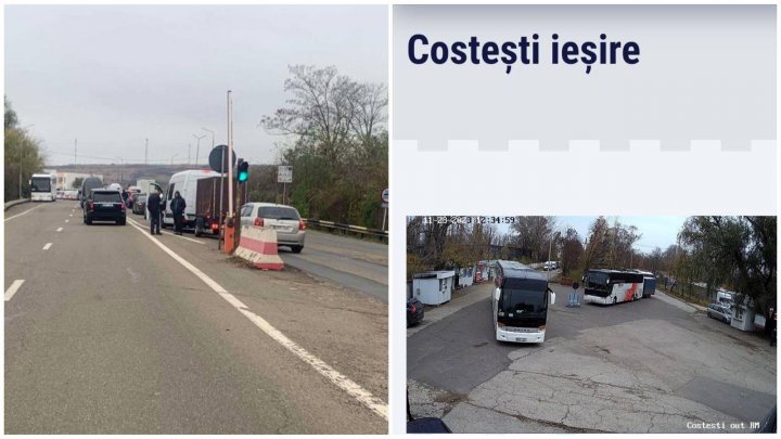 TRAFIC INTENS la mai multe puncte de trecere a frontierei de stat. Recomandări pentru călători 