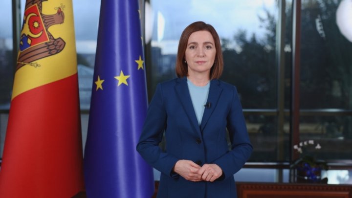 Maia Sandu: „Noi avem misiunea să aducem Uniunea Europeană acasă”. Mesajul transmis moldovenilor 