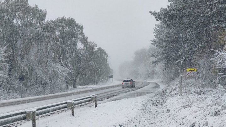 POVESTE de IARNĂ! Moldova a îmbrăcat straie albe (GALERIE FOTO)