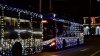 Circa 30 de troleibuze şi patru autobuze, decorate în spiritul sărbătorilor de iarnă, vor circulă prin Chișinău. Anunţul Primăriei Capitalei