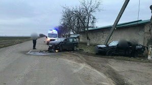 ACCIDENT pe autostrada Dnestrovsk-Pervomaisc. Șoferul a fost internat la spital (VIDEO)