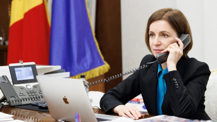 Maia Sandu a vorbit la telefon cu premierul Republicii Elene, Kyriakos Mitsotakis. Ce au discutat