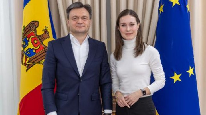 Dorin Recean, întâlnire cu fosta prim-ministră a Finlandei, Sanna Marin. Discuţiile purtate