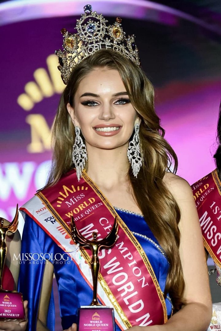 A făcut furori în Malaezia. Moldoveanca Maria Solonari, Miss World Noble Queen 2023 (FOTO/VIDEO)