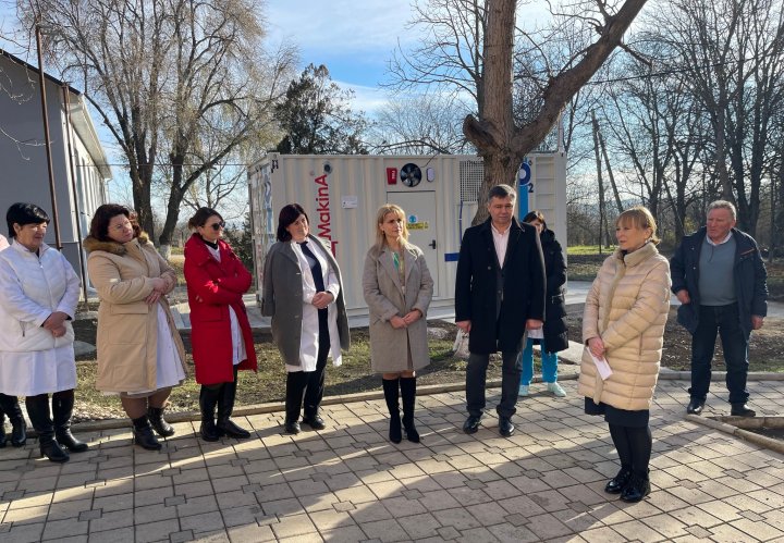 O stație de producere a oxigenului medical, INAUGURATĂ la Spitalul Raional Cimișlia (FOTO)