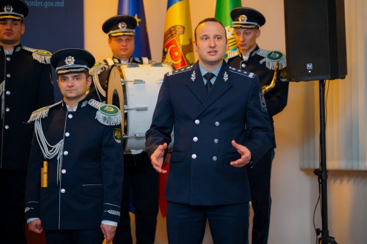 (FOTO) Noul șef al Poliției de Frontieră, Ruslan Galușca, prezentat colectivului instituţiei