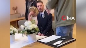 (VIDEO) Momentul în care un mire este arestat în Austria, în mijlocul ceremoniei. Mireasa a suferit un șoc și a fost dusă la spital  