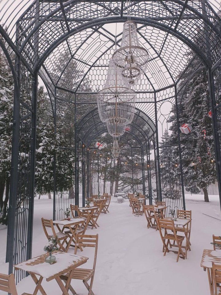 Peisaj de vis în Chișinău: Orașul îmbrăcat în mantia albă a zăpezii GALERIE FOTO