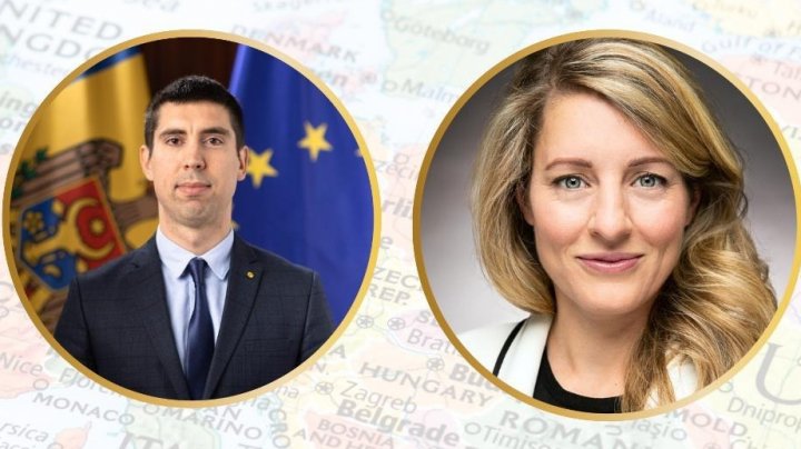 Ministrul de Externe a Canadei vine la Chişinău. Mihai Popșoi și Mélanie Joly vor susține  o conferință de presă la MAEIE 