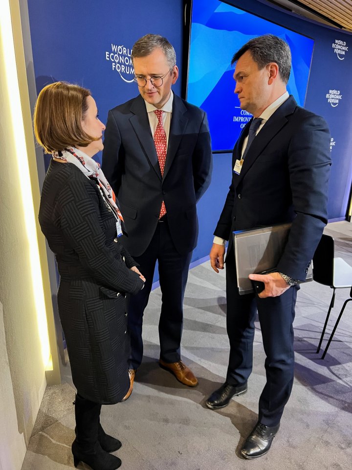 Dorin Recean, în cadrul Dialogului Diplomatic privind Balcanii de Vest de la Davos: Viitorul Republicii Moldova este în UE (FOTO)