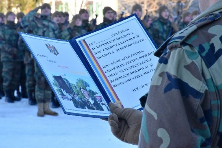 Au jurat credinţă Patriei! Circa 180 de militari în termen au depus jurământul (FOTO/VIDEO)