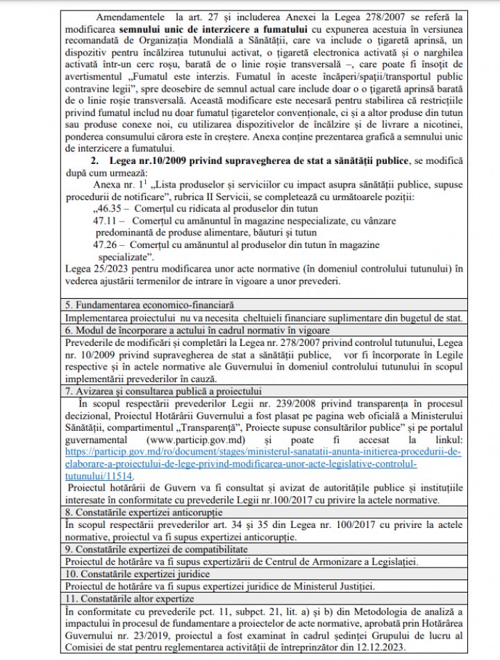 VEŞTI PROASTE pentru fumători. Lista spaţiilor din Moldova unde va fi INTERZIS fumatul va fi extinsă (DOC)