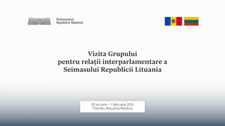 O delegație de parlamentari lituanieni va vizita Republica Moldova. Ce vor face și ce subiecte vor aborda
