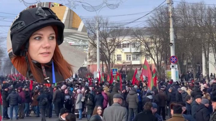 O jurnalistă de la Chișinău, reținută la Tiraspol în timpul protestelor. Promo-LEX a cerut intervenția imediată a Guvernului și a mai multor instituții
