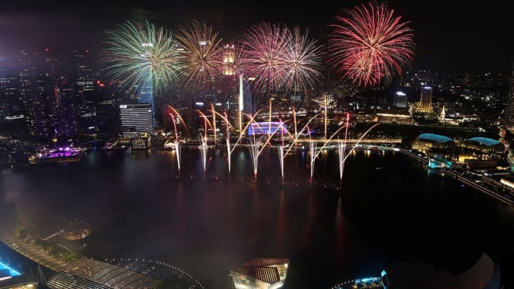 Cum a întâmpinat lumea 2024. Cele mai spectaculoase focuri de artificii (VIDEO/FOTO)