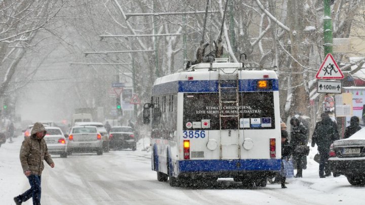 Circulația transportului public din Chișinău rămâne sistată până la sfârșitul zilei 