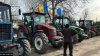 VIDEO A șaptea zi de proteste. Agricultorii au blocat şoseaua Cahul-Cantemir