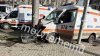 ACCIDENT VIOLENT în Capitală între o ambulanță şi un automobil. Şoferul a rămas blocat în vehicul (VIDEO)