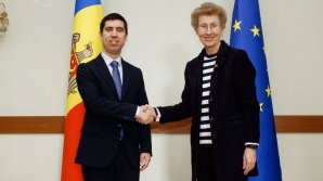 Vicepremierul Mihai Popşoi, întâlnire cu ambasadoarea Regatului Norvegiei în Republica Moldova, Siri Barry. Discuţiile purtate