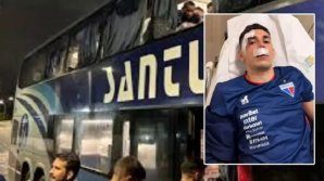 6 fotbaliști au fost răniți în Brazilia după ce autocarul le-a fost atacat cu pietre și „dispozitive explozive” de fanii unei echipe adverse (VIDEO)